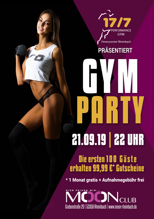 GYM Party – Moon Club Rheinbach